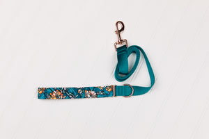 Stained Glass Floral Matching Dog Leash