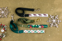 Load image into Gallery viewer, Christmas Mint Plaid Matching Dog Leash