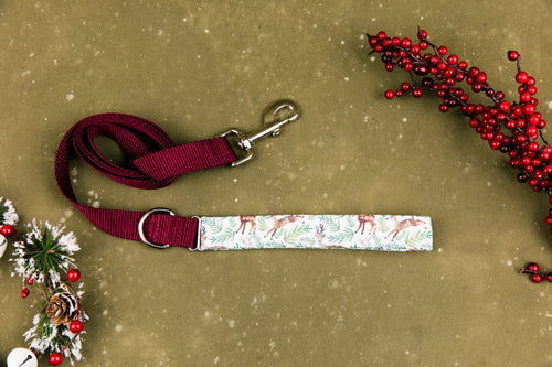 Deer in the Pine Matching Dog Leash