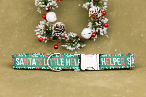 Santa's Helper Christmas Dog Collar