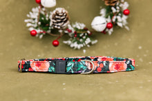 Load image into Gallery viewer, Winter Berry Floral Breakaway Cat Collar