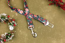 Load image into Gallery viewer, Winter Berry Floral Dog Seatbelt