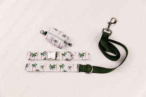 Neutral Palms Water Resistant Dog Collar
