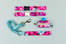 Load image into Gallery viewer, Fuchsia Tie Dye Water Resistant Dog Collar