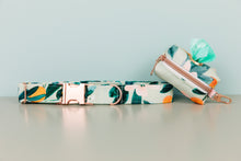 Load image into Gallery viewer, Minty Clementine Water Resistant Dog Collar