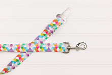 Load image into Gallery viewer, Colourful Triangle Geometric Dog Seatbelt