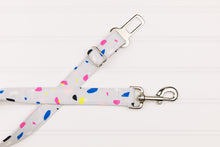 Load image into Gallery viewer, Grey with Neon Spots Dog Collar