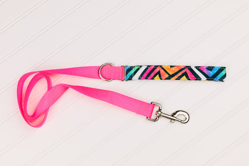 Graffiti Neon Customizable Matching Dog Leash