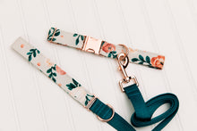 Load image into Gallery viewer, Honey Rose Blooms Water Resistant Dog Collar