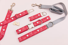 Load image into Gallery viewer, Little Love Red Valentine&#39;s Matching Dog Leash