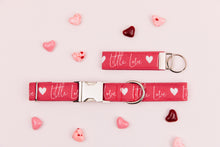 Load image into Gallery viewer, Little Love Red Valentine&#39;s Dog Collar