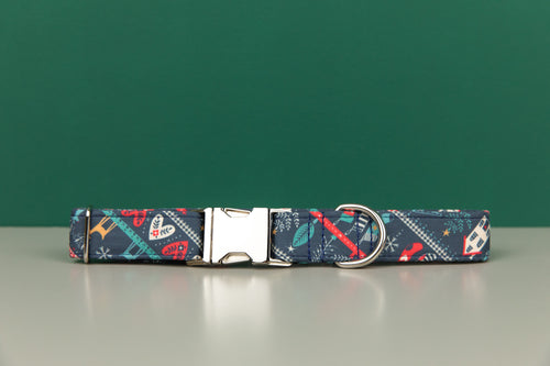 Nordic Christmas Sweater Dog Collar