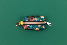 Load image into Gallery viewer, Rich Teal Floral Waste Bag Holder
