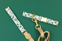 Load image into Gallery viewer, Gold Winter Berry Sprigs Matching Dog Leash