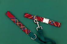 Load image into Gallery viewer, Cozy Winter Plaid Dog Collar