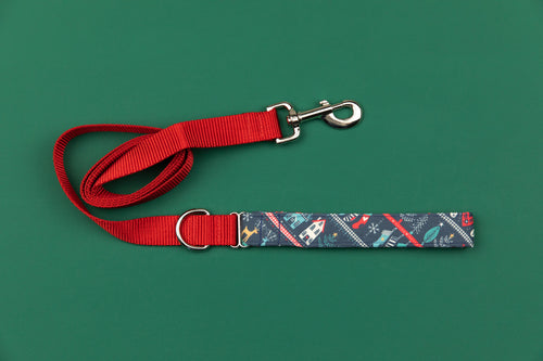 Nordic Christmas Sweater Matching Dog Leash