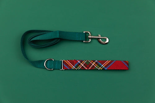 Cozy Winter Plaid Matching Dog Leash