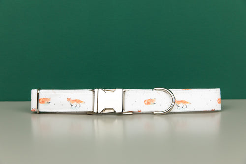 Winter Fox Dog Collar