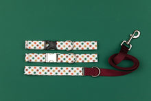 Load image into Gallery viewer, Red, Green and Gold Plaid Matching Dog Leash