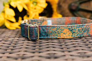 Rusted Sapphire Graphic Dog Collar