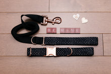 Load image into Gallery viewer, Valentine’s Tiny Hearts Rose Gold Customizable Dog Collar