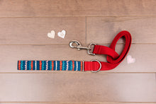 Load image into Gallery viewer, Valentine’s Striped Hearts Customizable Dog Collar